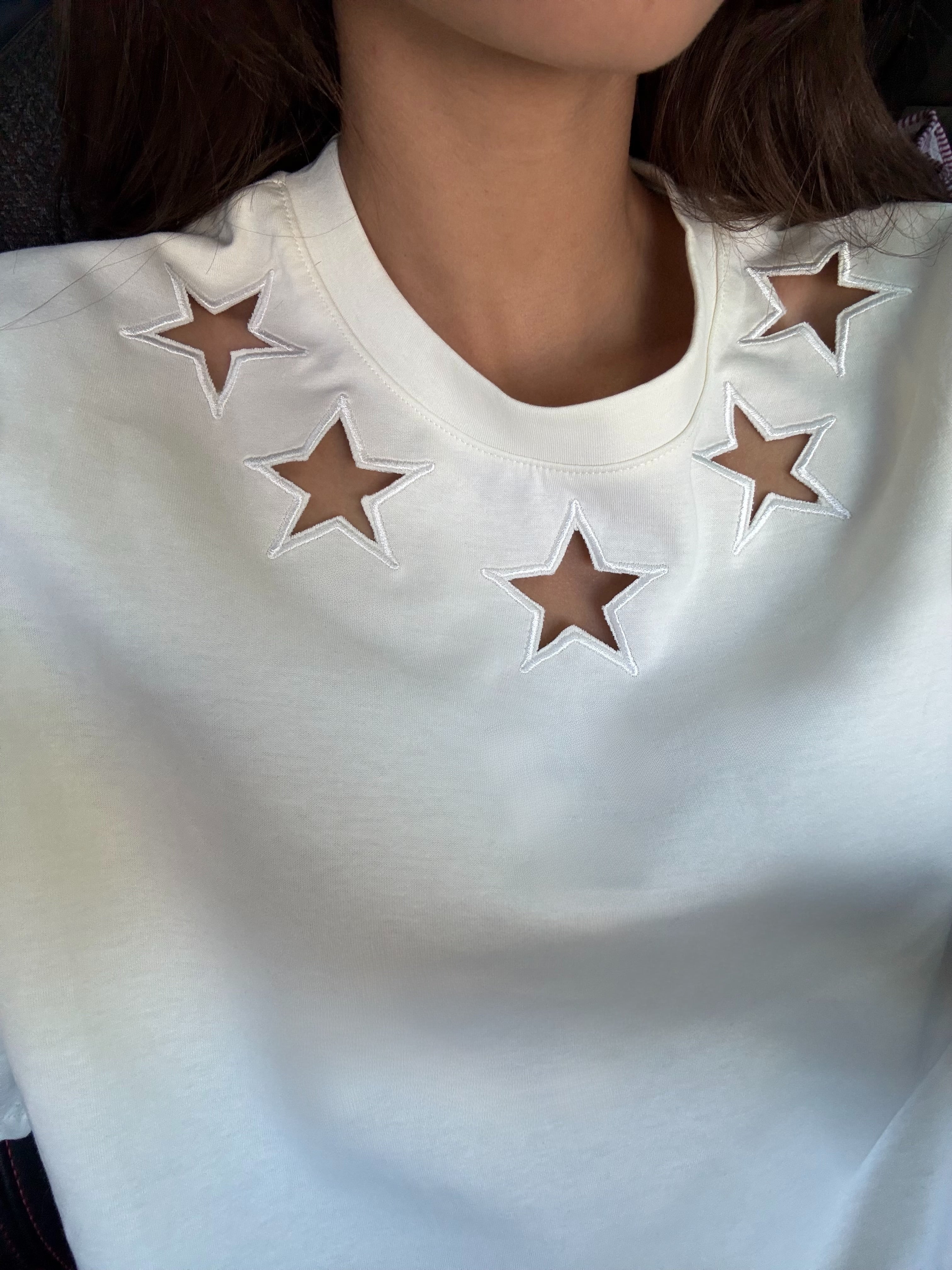 T-shirt à étoiles