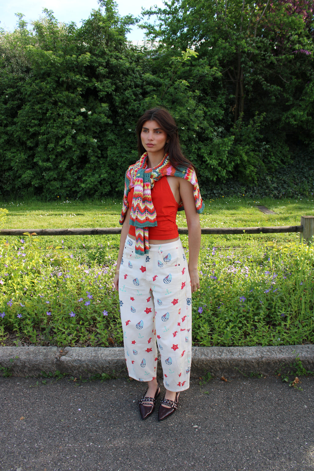Pantalon imprimé