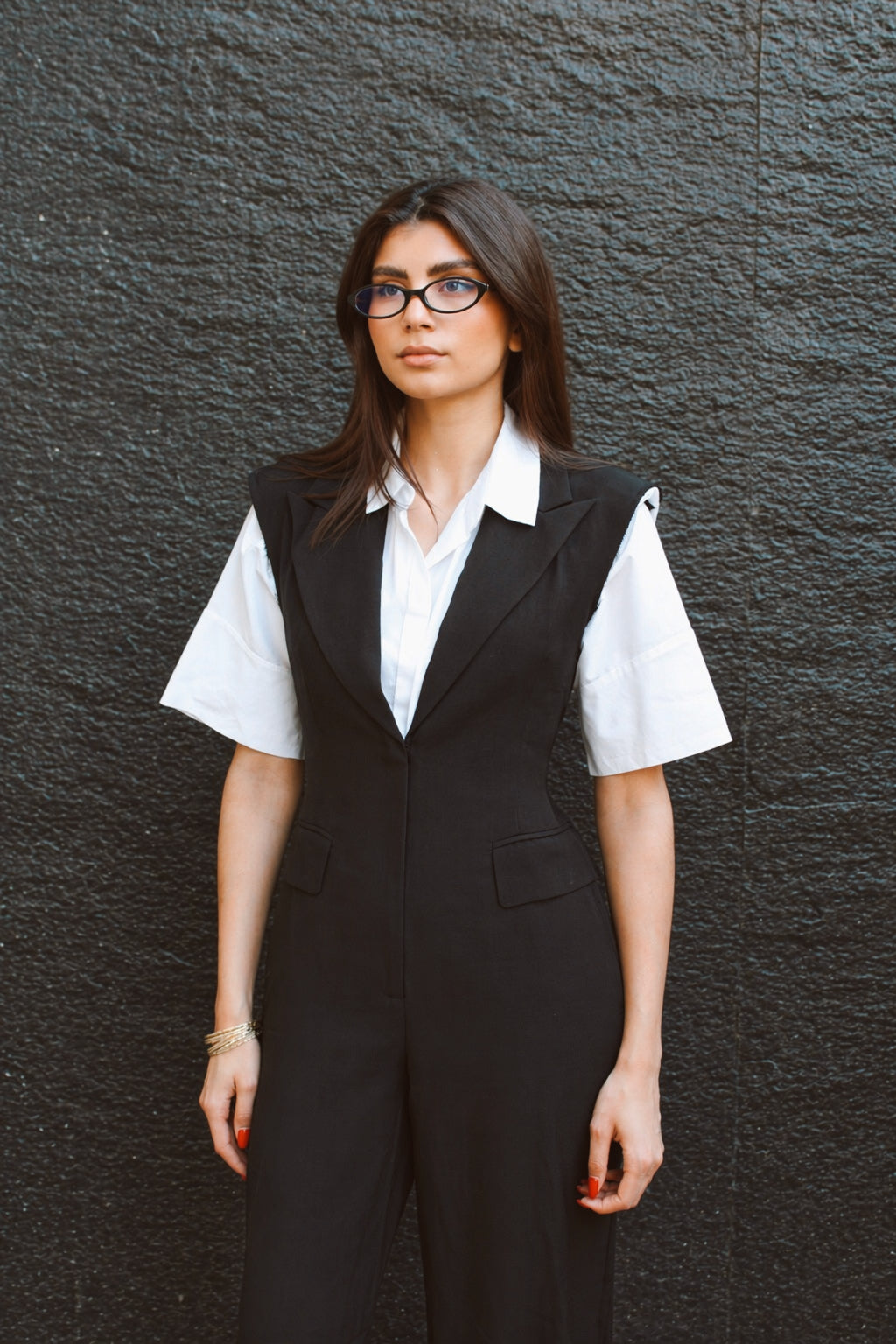 Combinaison Tailleur Noir
