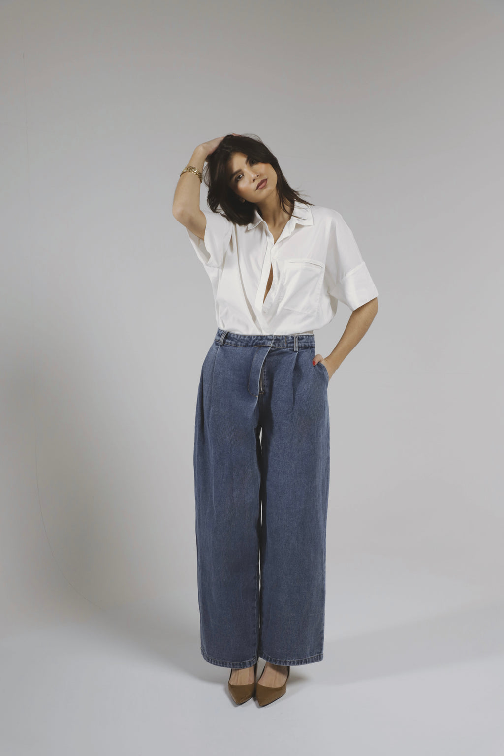 Jean Trapeze 100% coton