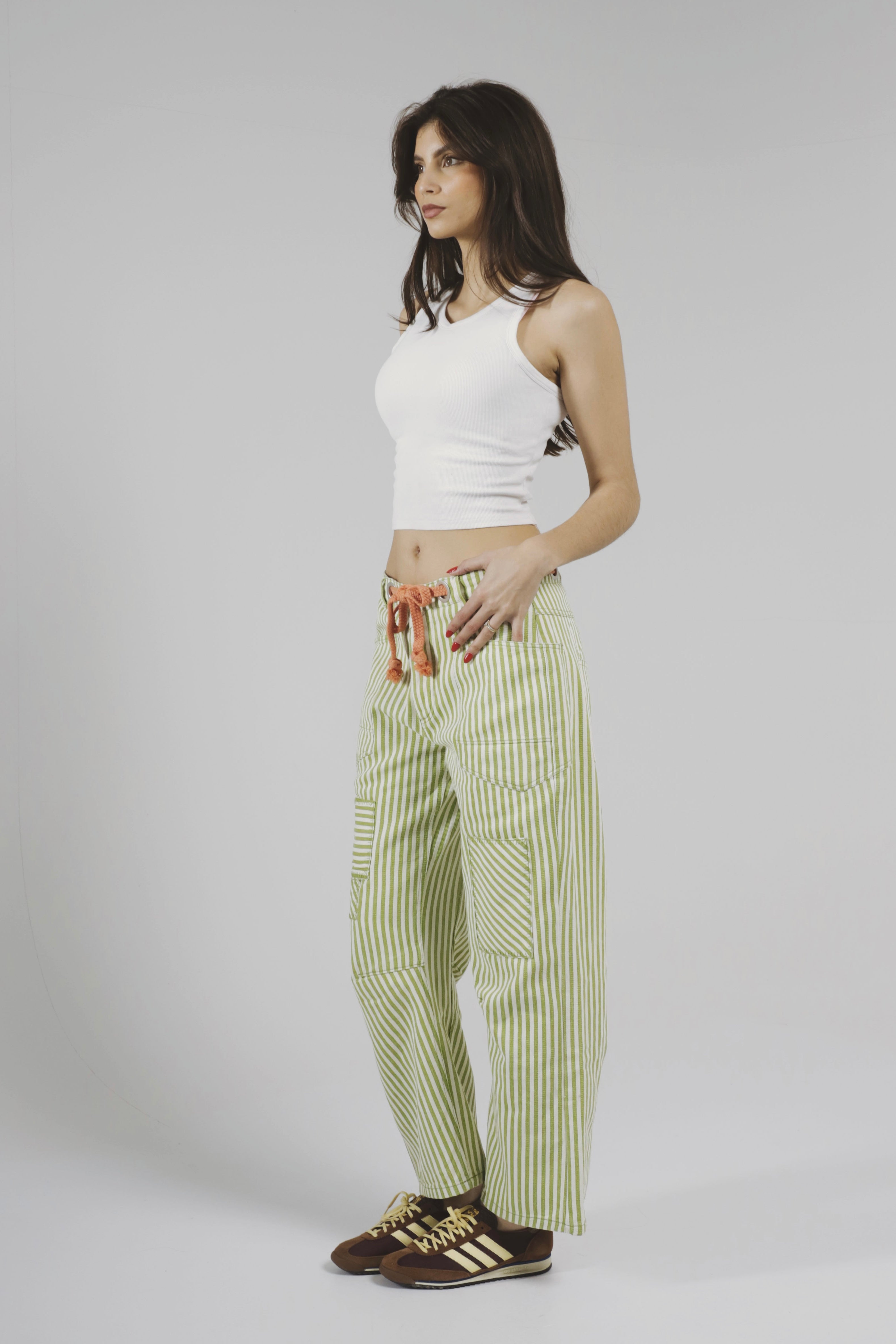 Pantalon à cordon en corde