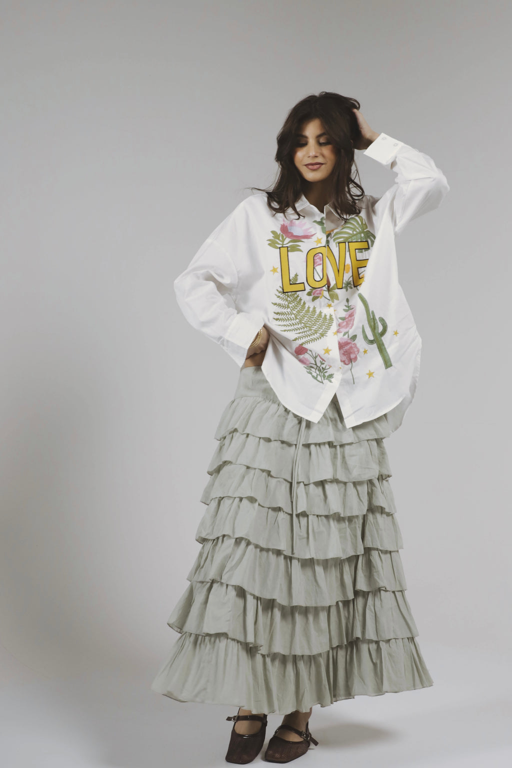 Chemise Oversize Brodée