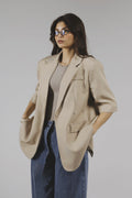 Blazer à Manches Courtes