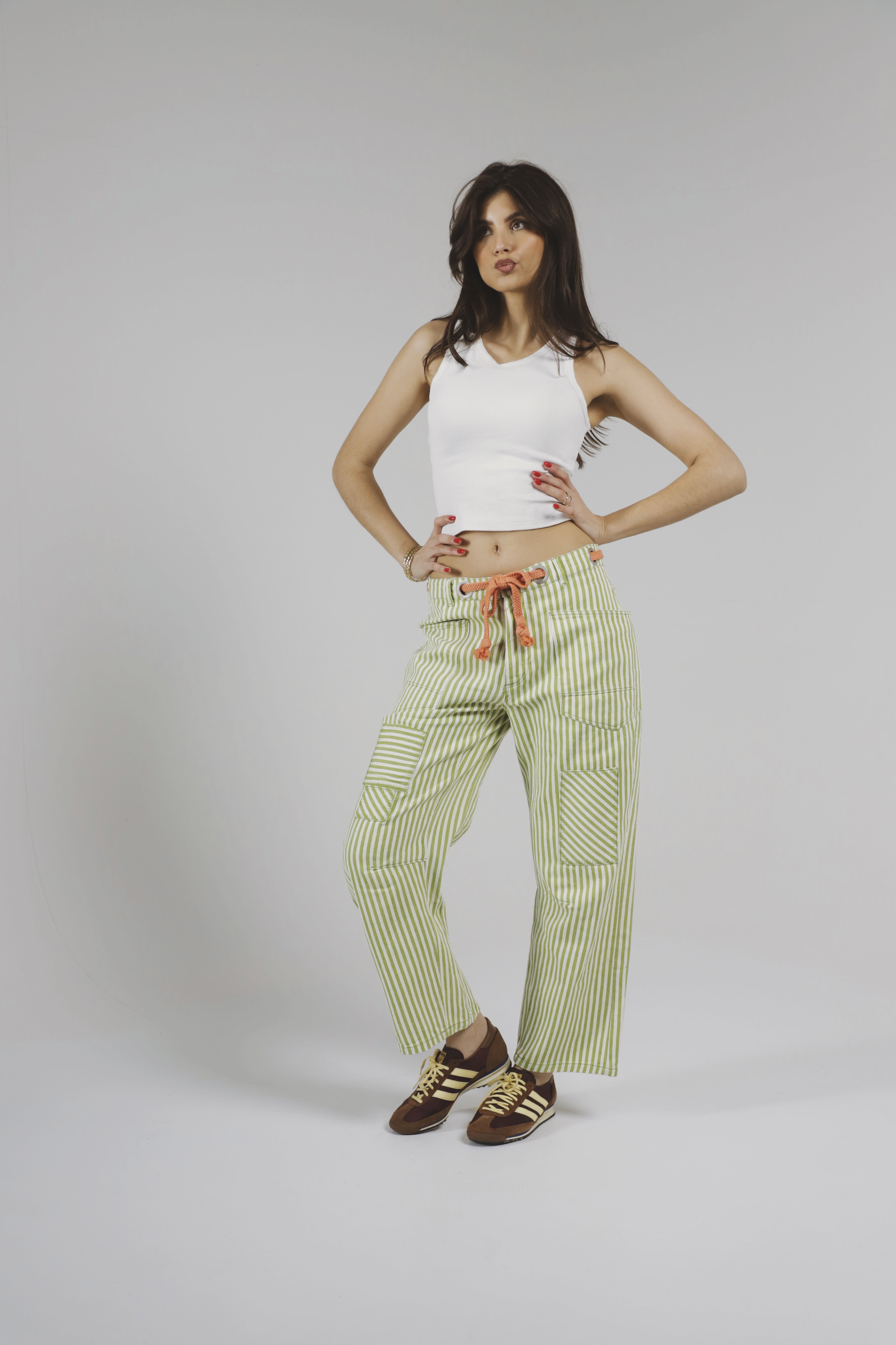 Pantalon à cordon en corde