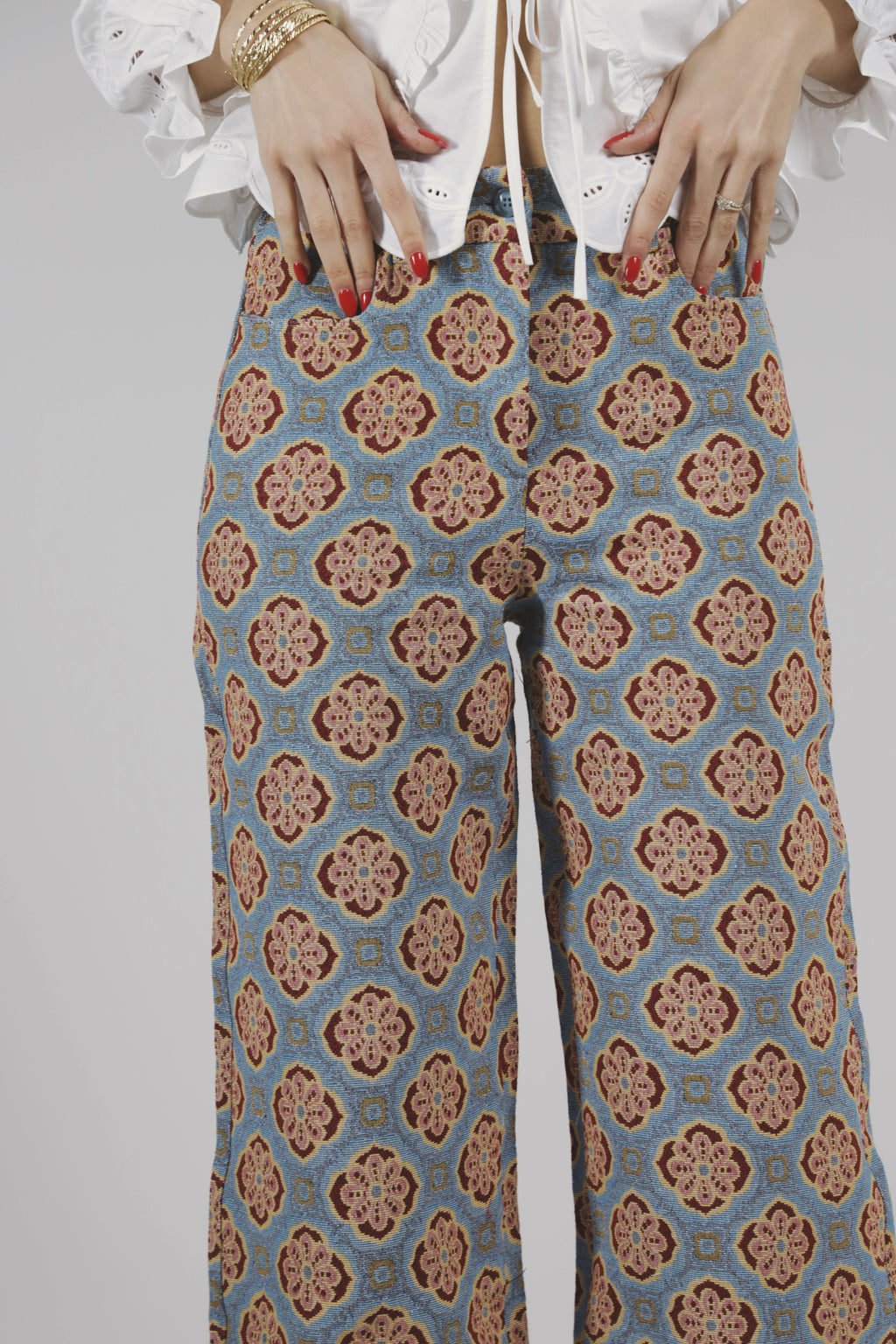 Pantalon Jacquard