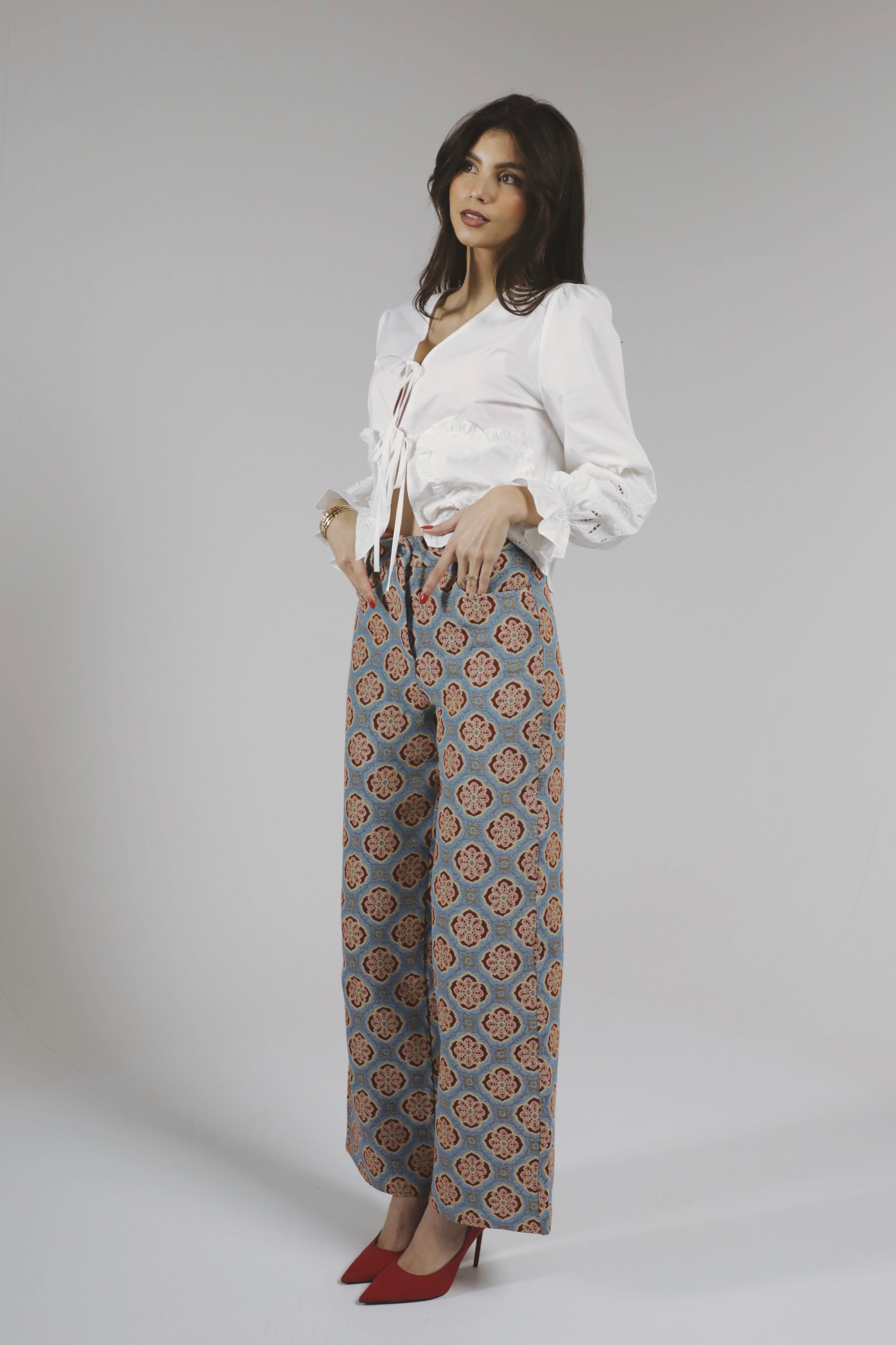 Pantalon Jacquard
