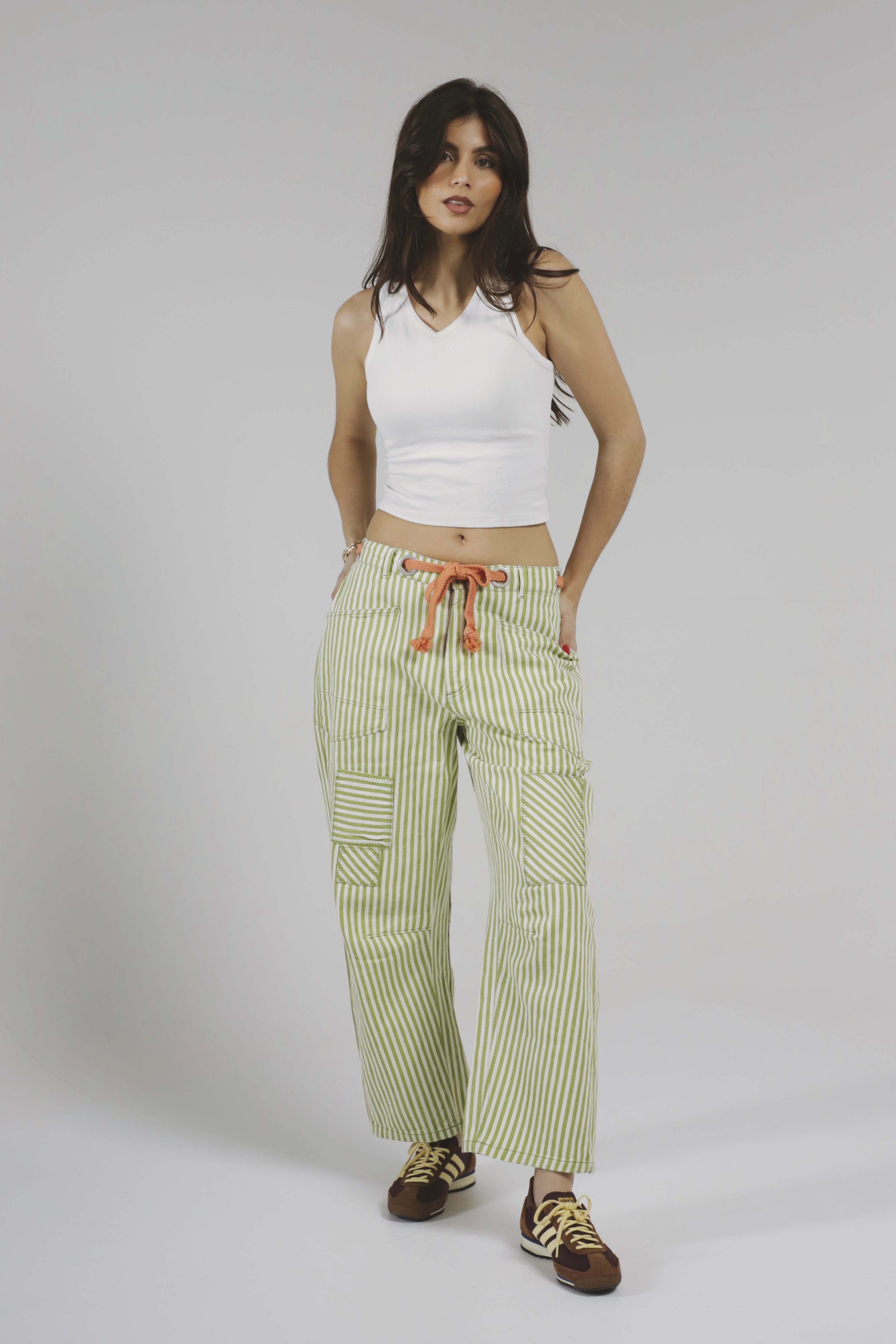 Pantalon à cordon en corde