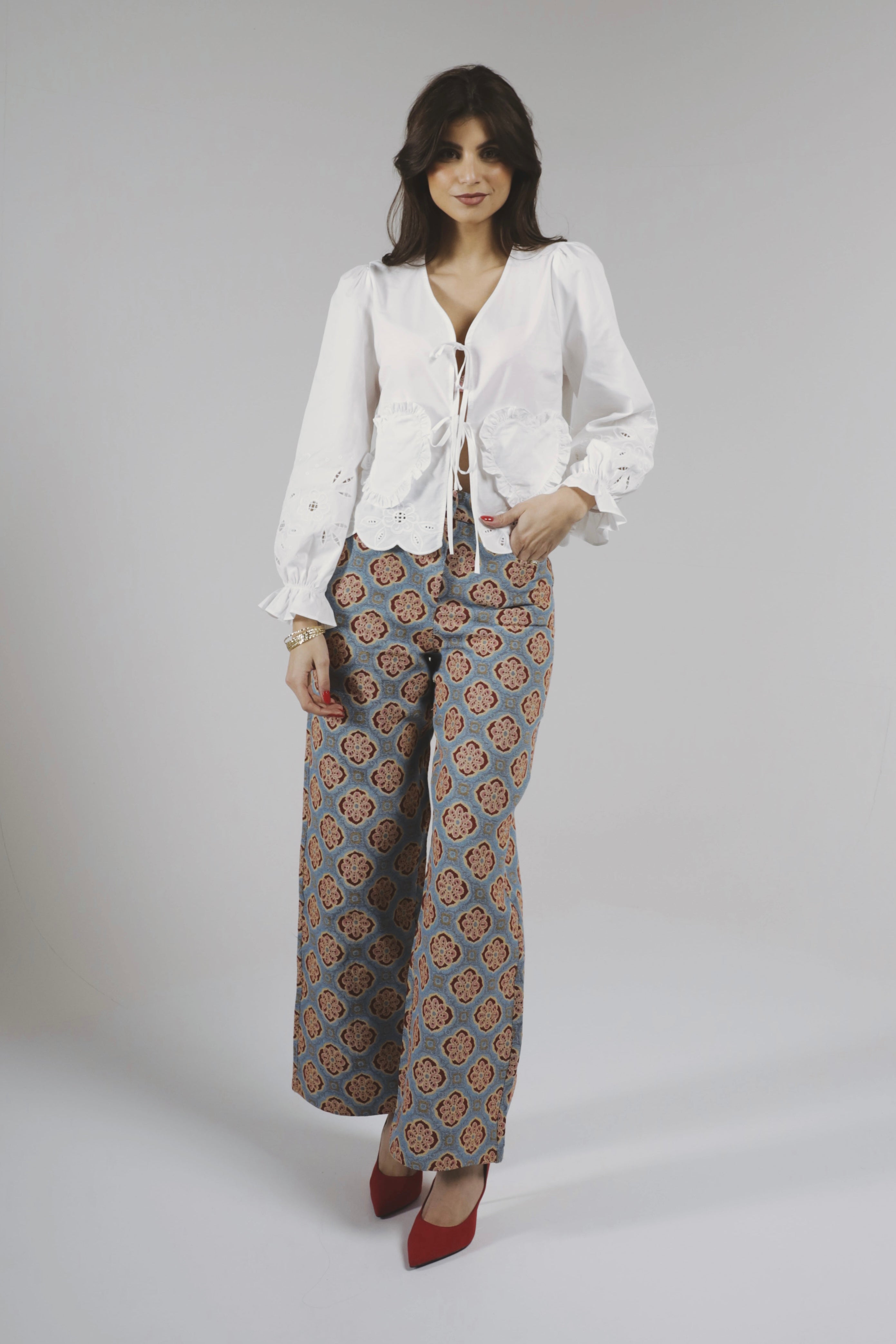 Pantalon Jacquard